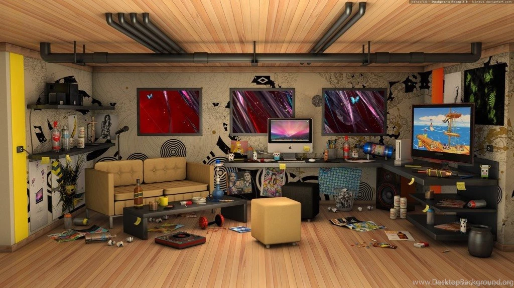 Tech You Need For The Ultimate Man Cave Desktop Background