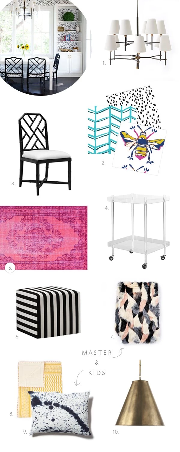HOME TOUR :: A BOLD WALLPAPER FANTASY Coco+kelley