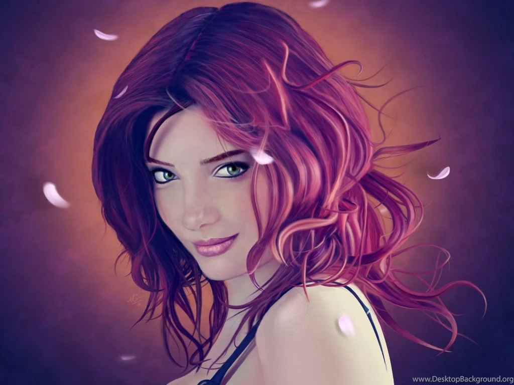 Anime Redhead Girl Wallpapers