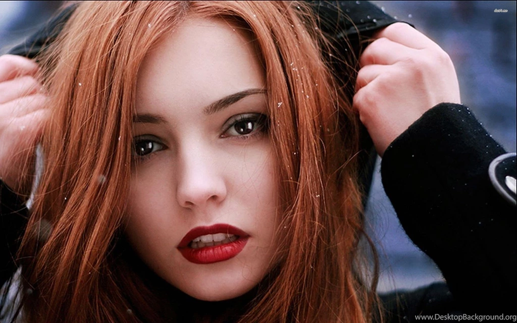 Redhead With Red Lips Wallpapers Girl Wallpapers