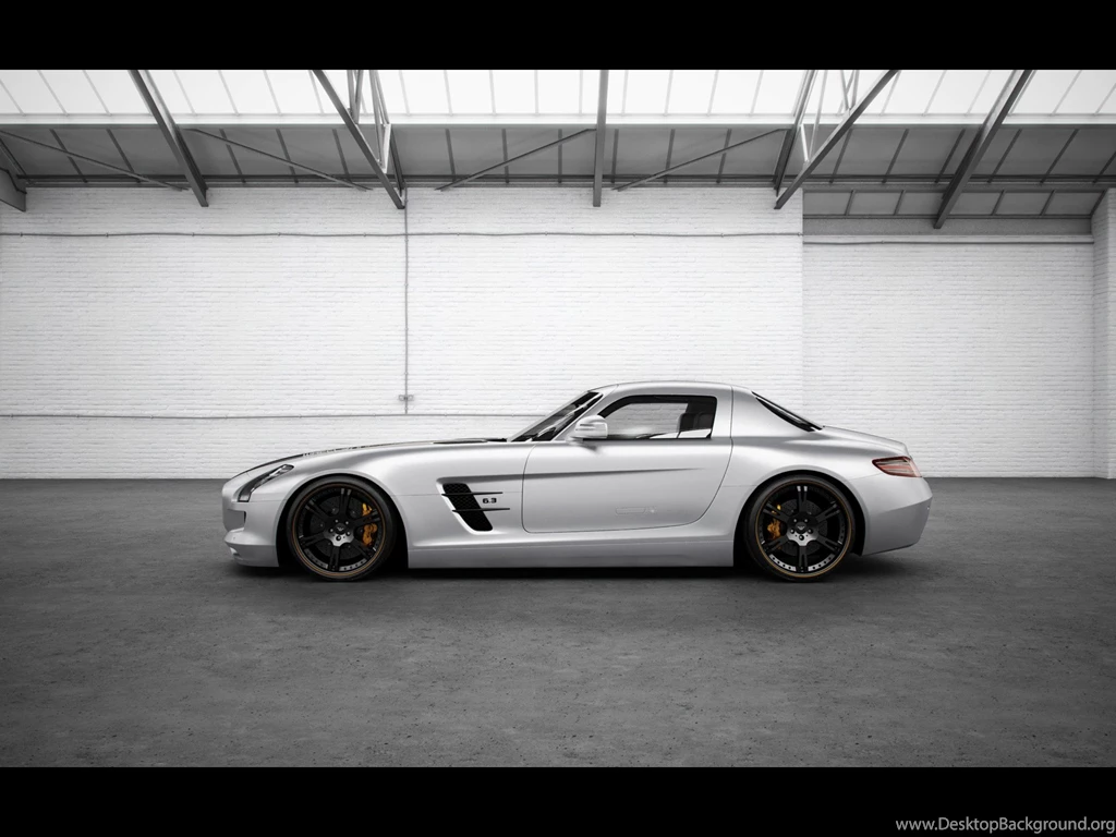 2012 Wheelsandmore Mercedes Benz SLS AMG Silver Wing   Side ...