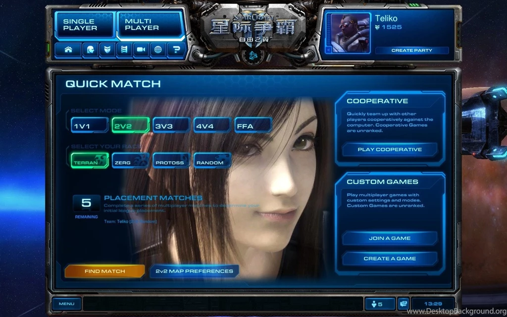 Customise Background Images