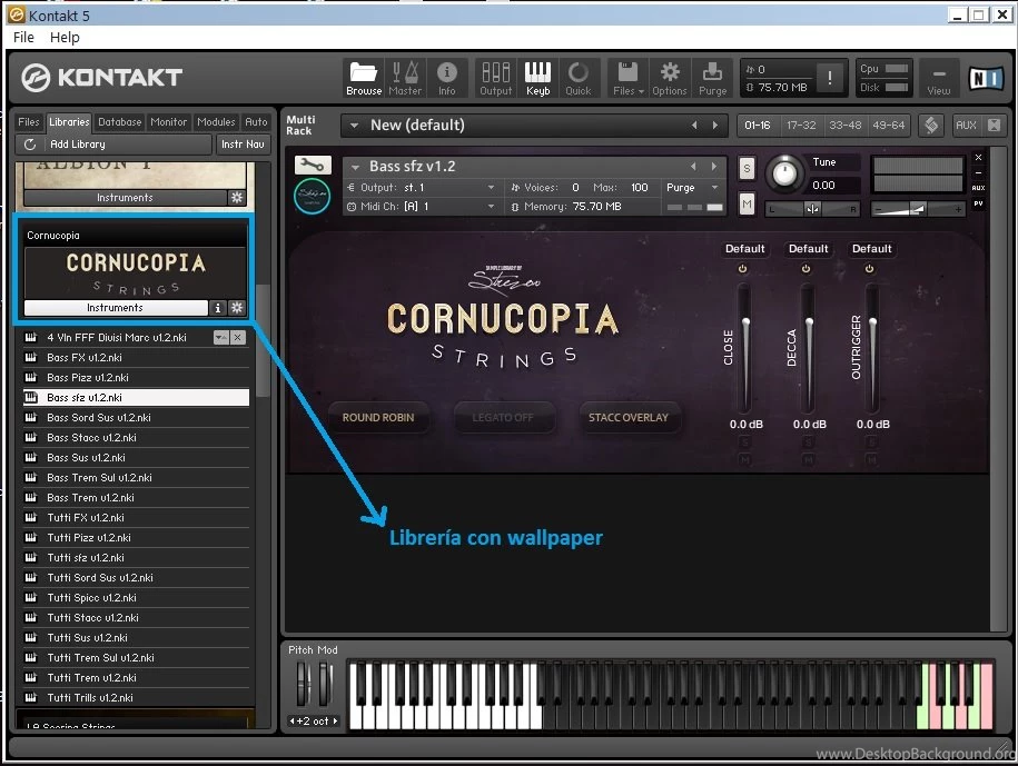 Wallpapers Para Las Librerías De Kontakt Samples Kontakt