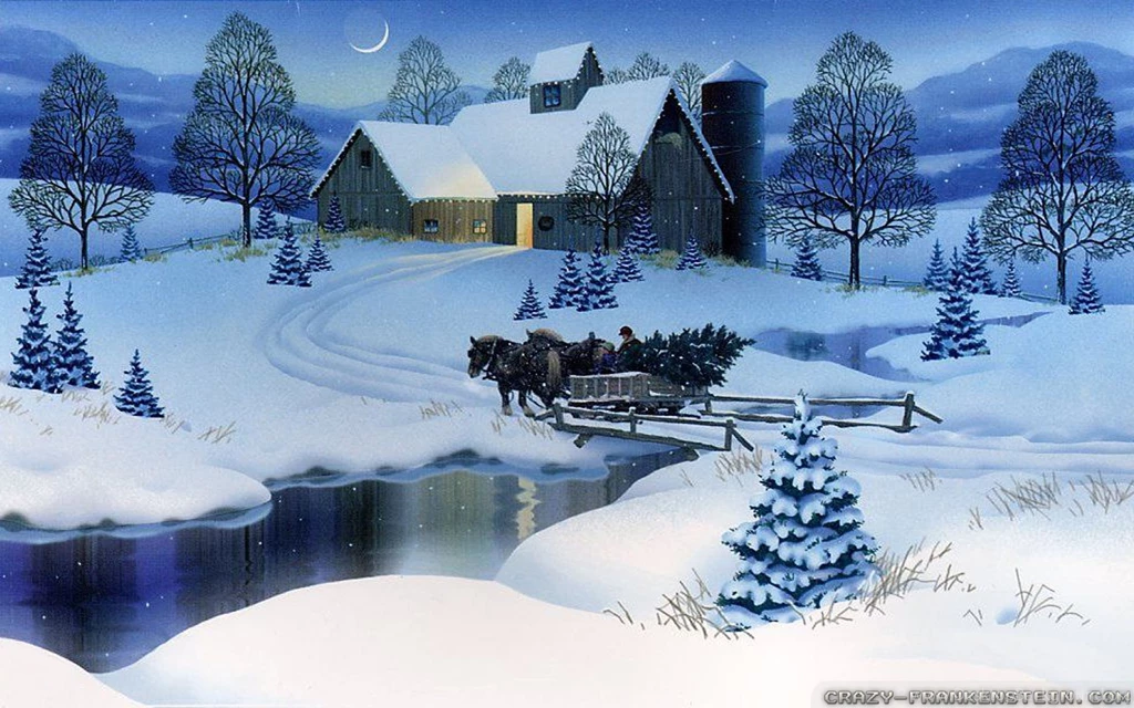 Winter Christmas Wallpapers 3 Crazy Frankenstein