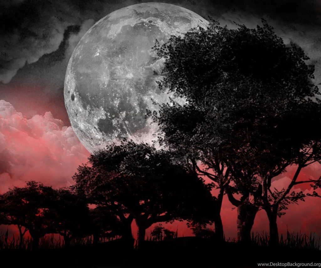 Blood Moon Landscape By Drace Sylvanian On DeviantArt