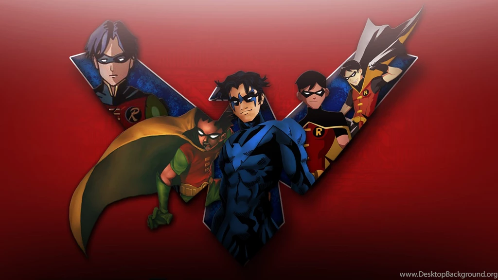 Nightwing Young Justice, City, Red, Arkham, Robin, 1920x1080 HD ...