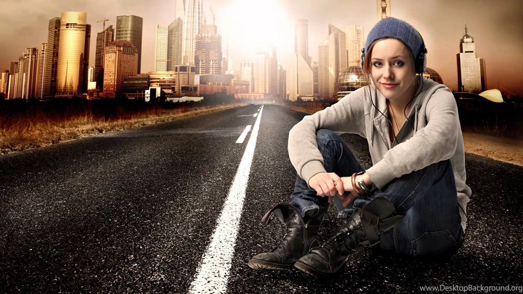 Hdr Music Girl Hd Desktop Wallpaper.jpg Hosted At Chevereto Demo ...