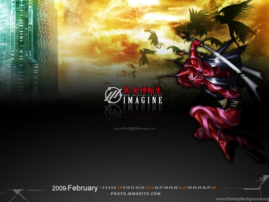 February Calendar Shin Megami Tensei: Imagine Wallpapers 5 Shin ...