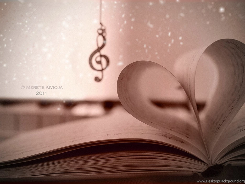 Book Of Love Nice Heart Pages Wallpapers