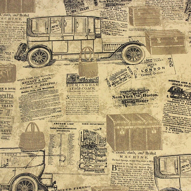 Online Buy Wholesale Vintage Newspaper Wallpapers From China ...