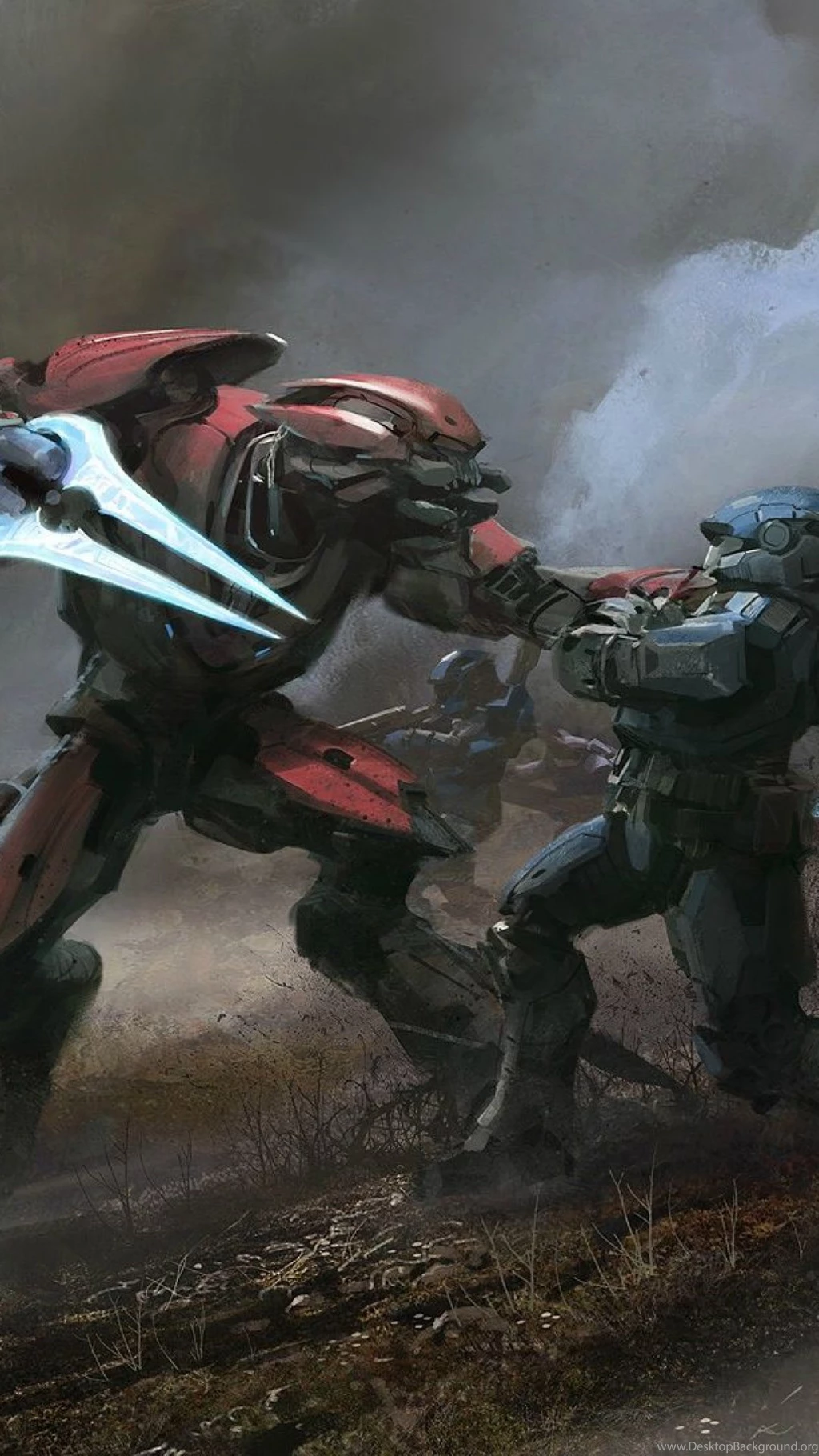 Download Wallpapers 1080x1920 Halo, Reach, Elite, Battle, Spartan ...