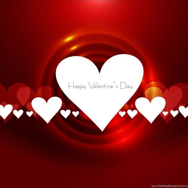 Fantastic Red Color Love Backgrounds Vector