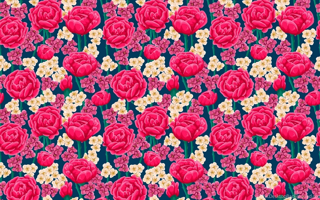 HD Backgrounds Pink Red Rose Pattern Texture Flowers Vector Design ...