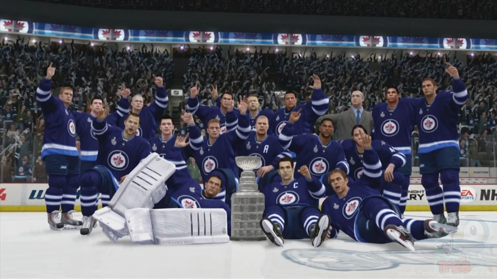 NHL 14   Winnipeg Jets Stanley Cup Championship Celebration   YouTube