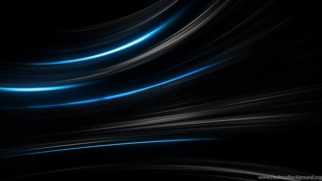 HD Backgrounds Black Blue Abstract Lines Light Stripes Curve ...