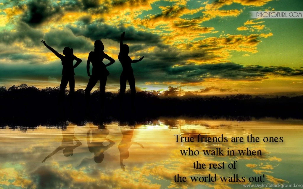 True Friend Friendship Quotes Wallpapers For M