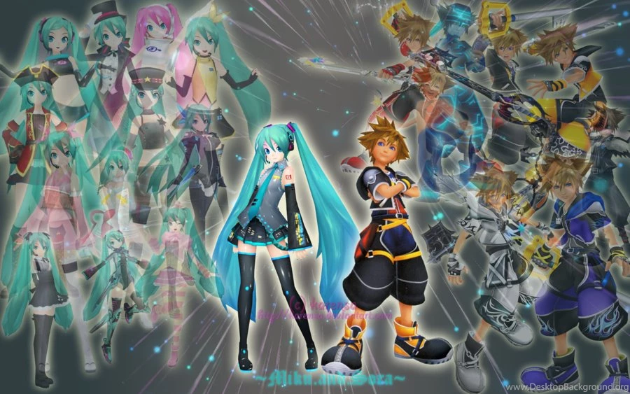Miku And Sora Wallpapers By Karensa On DeviantArt