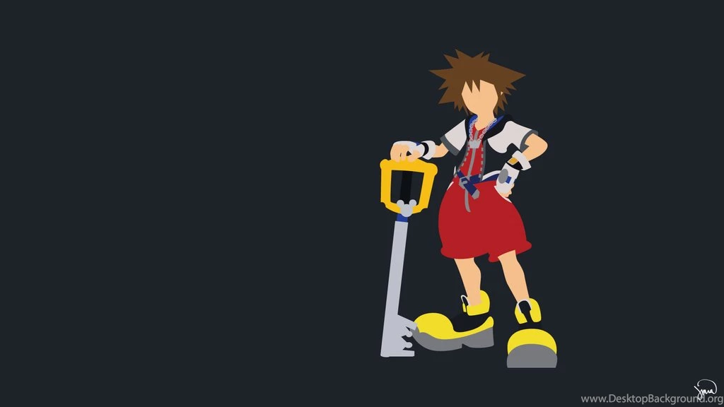 Sora (Kingdom Hearts) Minimalist Wallpapers By Greenmapple17 On ...