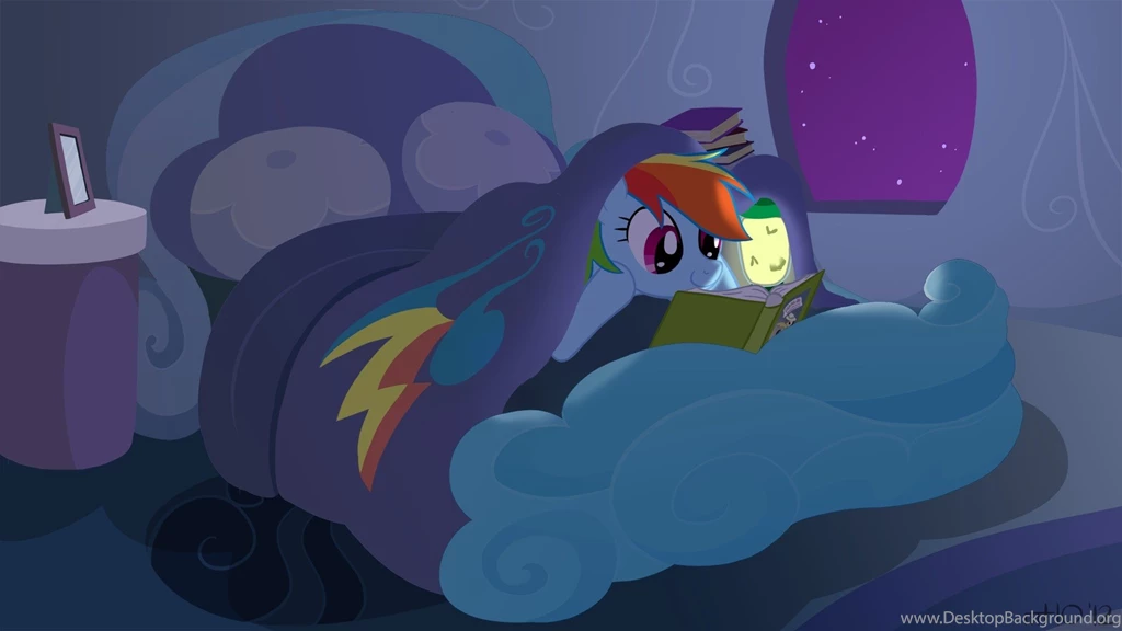 Night Reading Ponies Rainbow Dash Empty My Little Pony: Friendship ...