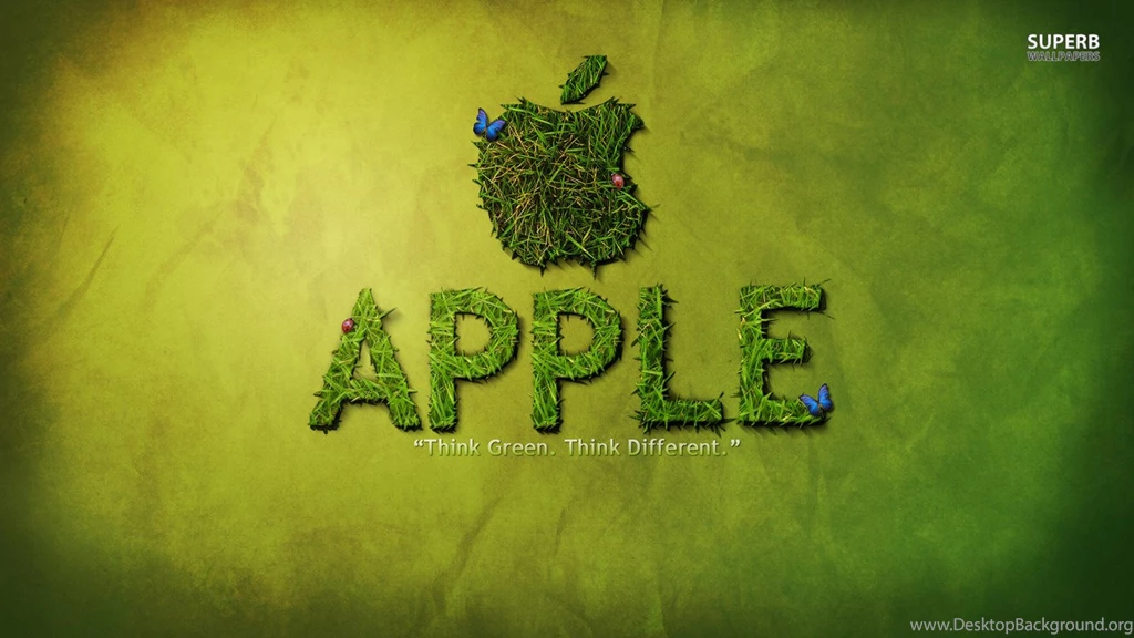 Apple Think Green, Think Different Wallpapers Computer ...