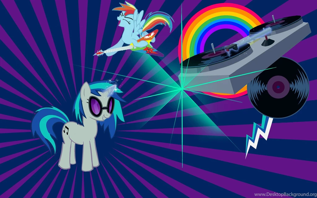 Dj Pon3 And Rainbow Dash, My Little Pony Friendship Is Magic, Mlp ...