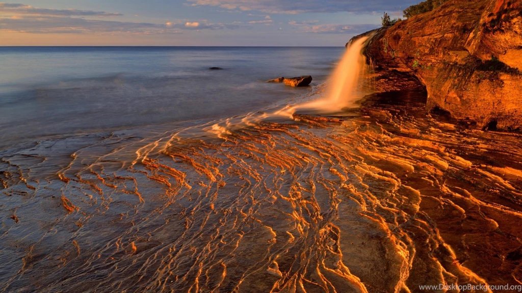 Landscapes Rocks National Michigan Lakes Lake Superior Wallpapers ...