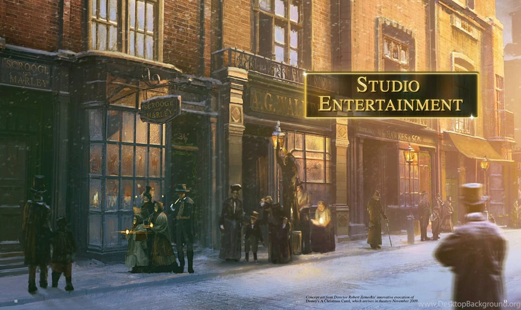 A Christmas Carol" Concept Art