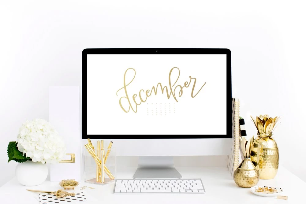 December Desktop & Phone Wallpapers