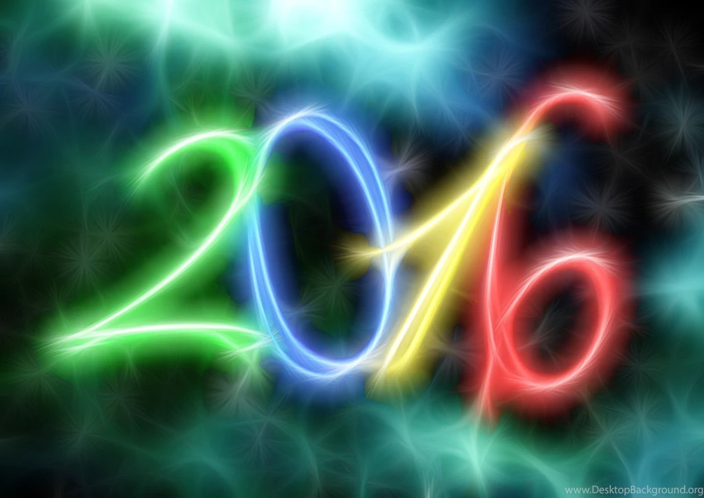3D Happy New Year 2016 Backgrounds Wallpapers PC