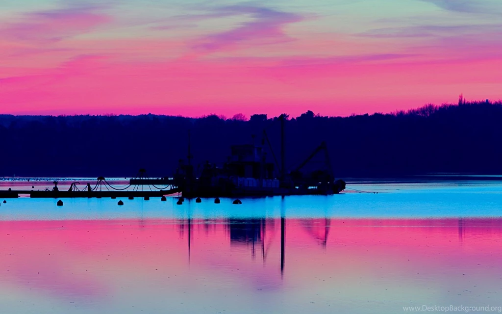 Download The Blue Pink Bay Wallpaper, Blue Pink Bay iPhone ...