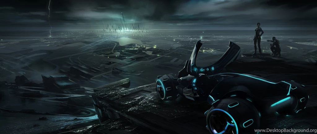 Tron Legacy Under The Tower By Vyle art On DeviantArt