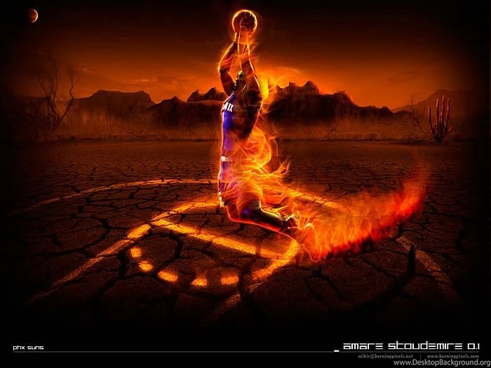 NBA Phoenix Suns NO.1 Amare Stoudemire Pictures 10 Wallcoo.net