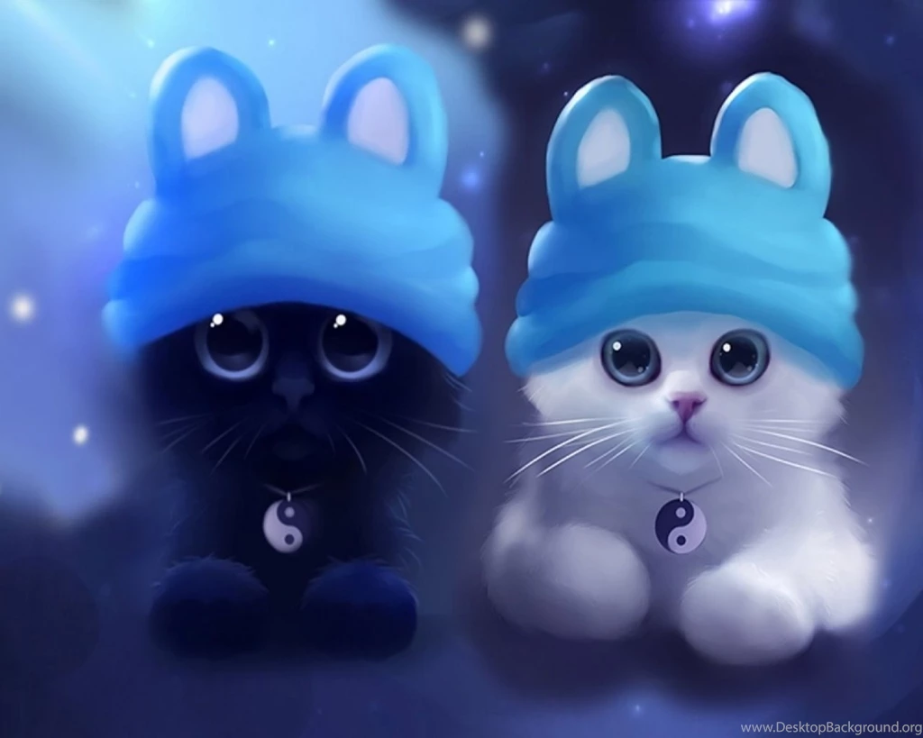 1280x1024 Sweet Kittens Caps Desktop PC And Mac Wallpapers