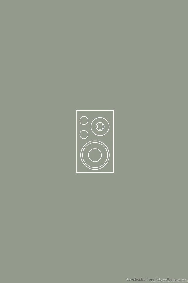 Download Minimal Speaker Wallpapers For iPhone 4