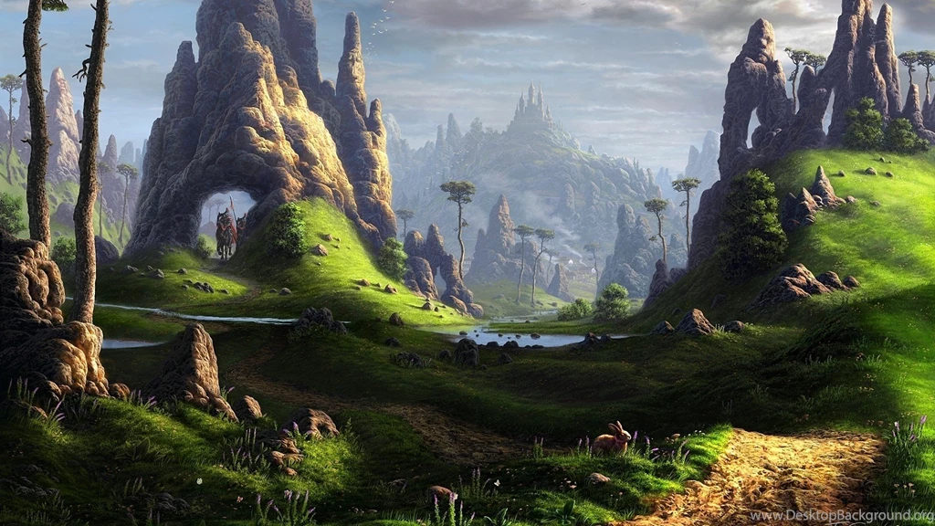 Landscapes Valley Fantasy Art Artwork Wallpapers