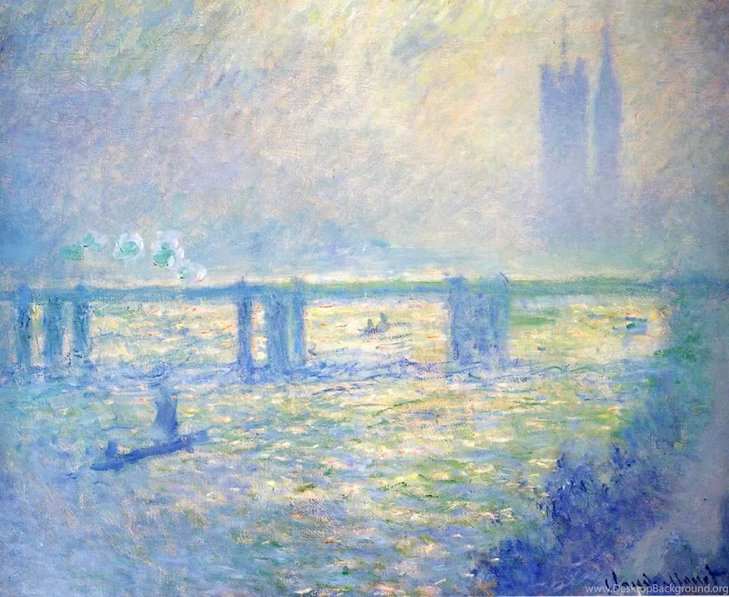 Charing Cross Bridge   Claude Monet Paintings Wallpapers Image