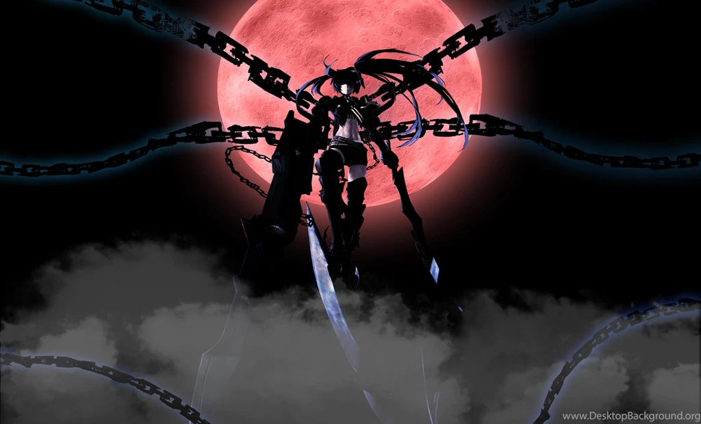 INSANE BLACK ROCK SHOOTER WALLPAPER   (