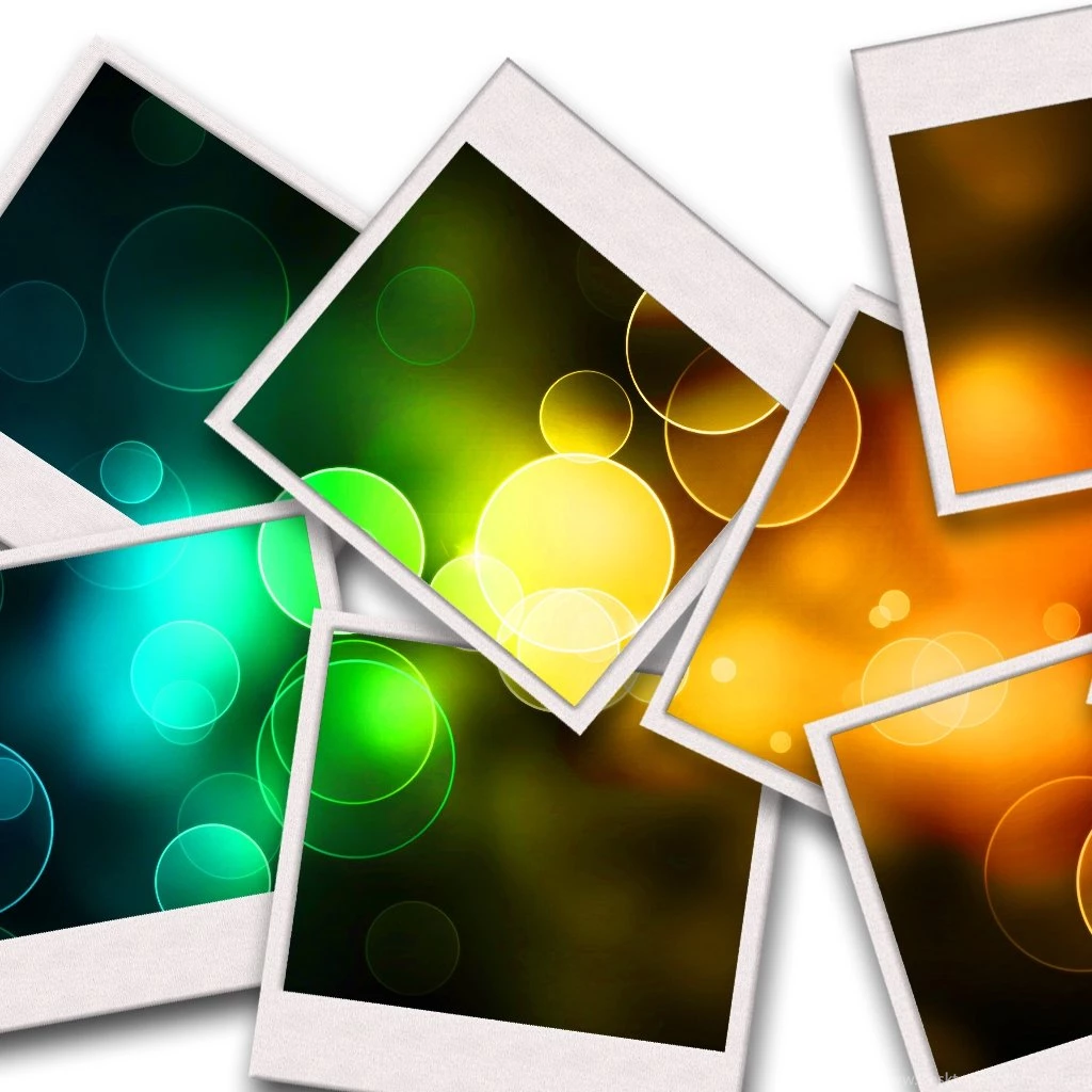 Polaroid Collage iPad Wallpapers