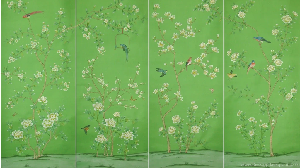 Hand Painted Chinese Wallpapers