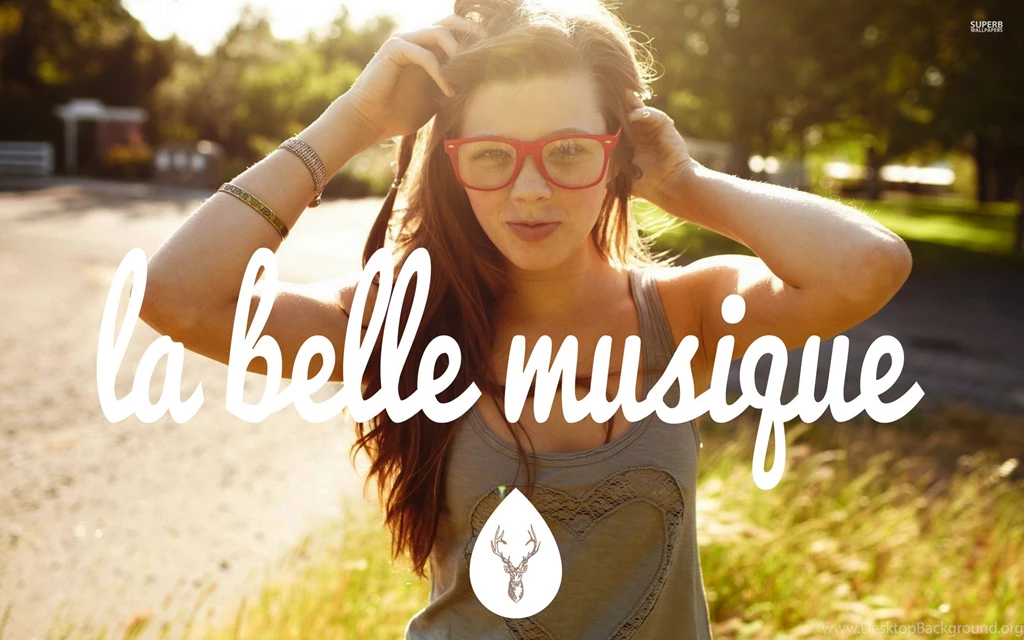 La Belle Musique With A Girl In Red Glasses Wallpapers Music ...