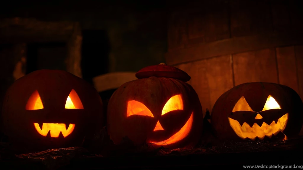 Download Wallpapers 2560x1440 Halloween, Holiday, Night, Pumpkin ...