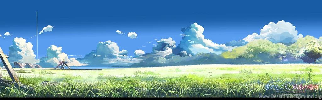Anime Scenery Wallpapers 3360x1050 (