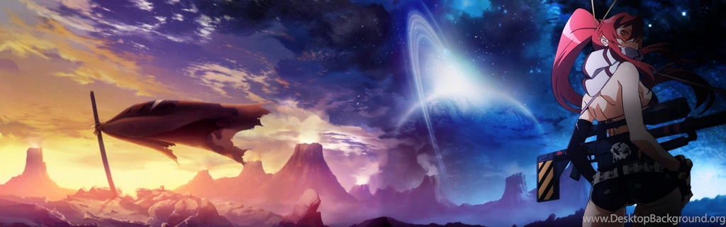 Tengen Toppa Gurren Lagann Wallpapers 3360x1050 (