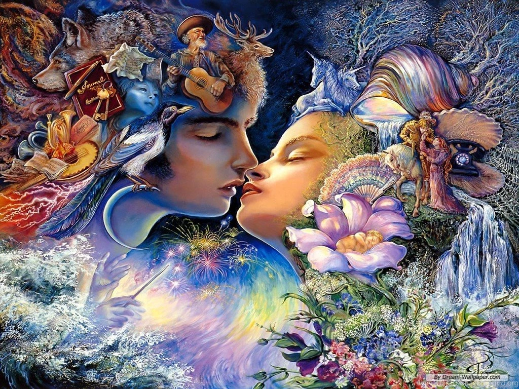 Free Wallpapers   Free Art Wallpapers   Josephine Wall Fantasy Art ...