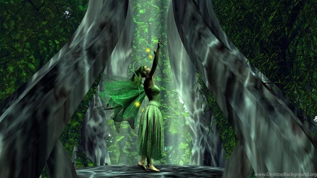 Green Fairy Wallpapers   (