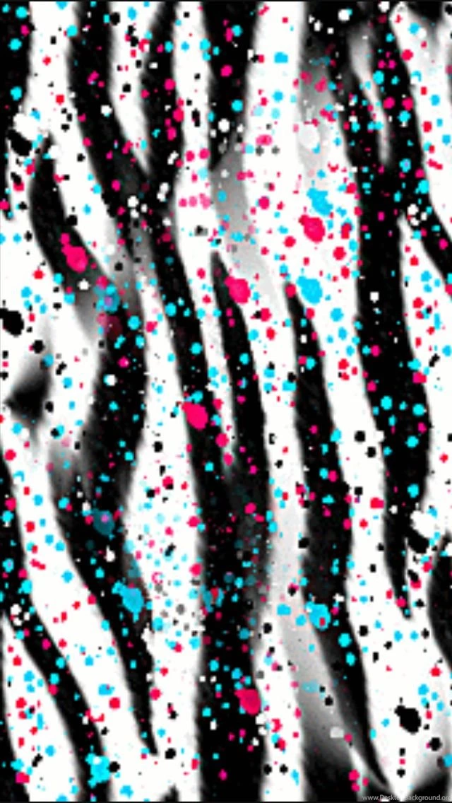 Zebra Paint Splatter Wallpapers So Cute!!!