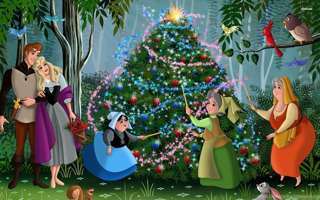 Sleeping Beauty Christmas Wallpapers Cartoon Wallpapers