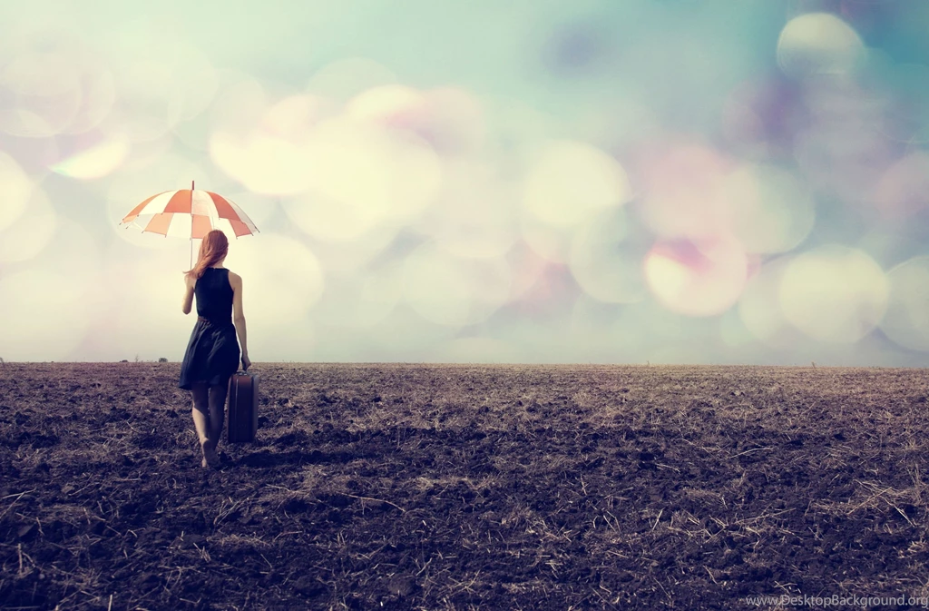 Photo Vintage, Girl, Looking, Alone, Autumn, Image, Wallpapers