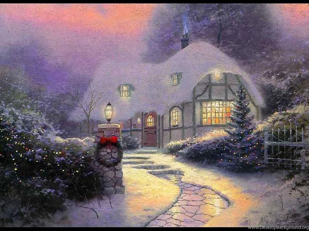 Christmas Cottage Wallpapers   Wallpapers Cave