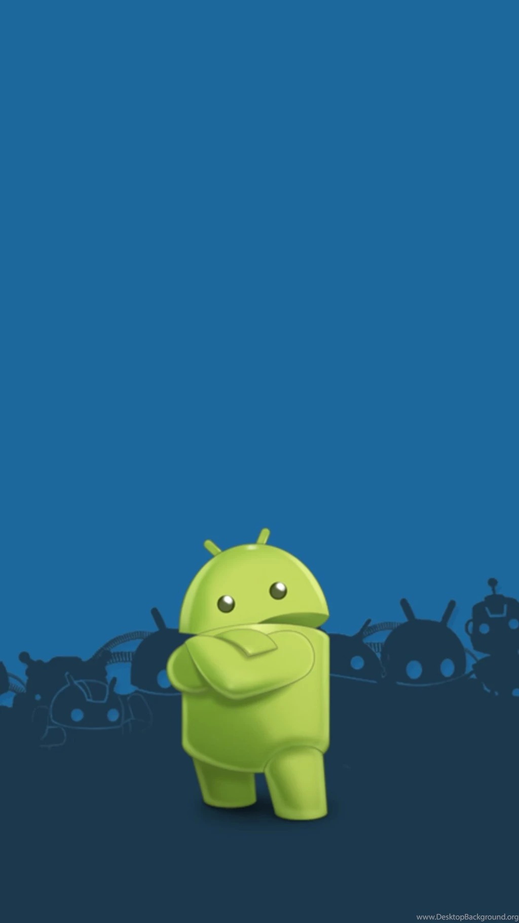 Many Variations Of Wallpapers With Android Logo